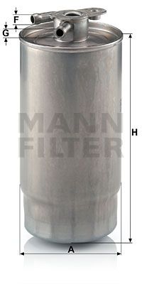 MANN-FILTER Kraftstofffilter (WK 841/1) Thumbnail