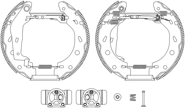TEXTAR Bremsbackensatz (84057401)
