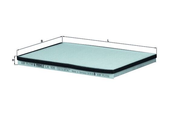 KNECHT Filter, Innenraumluft (LA 108)