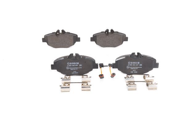 BOSCH Bremsbelagsatz, Scheibenbremse (0 986 494 647)