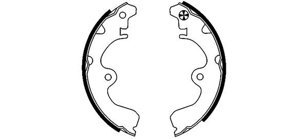 TEXTAR Bremsbackensatz (91046900)