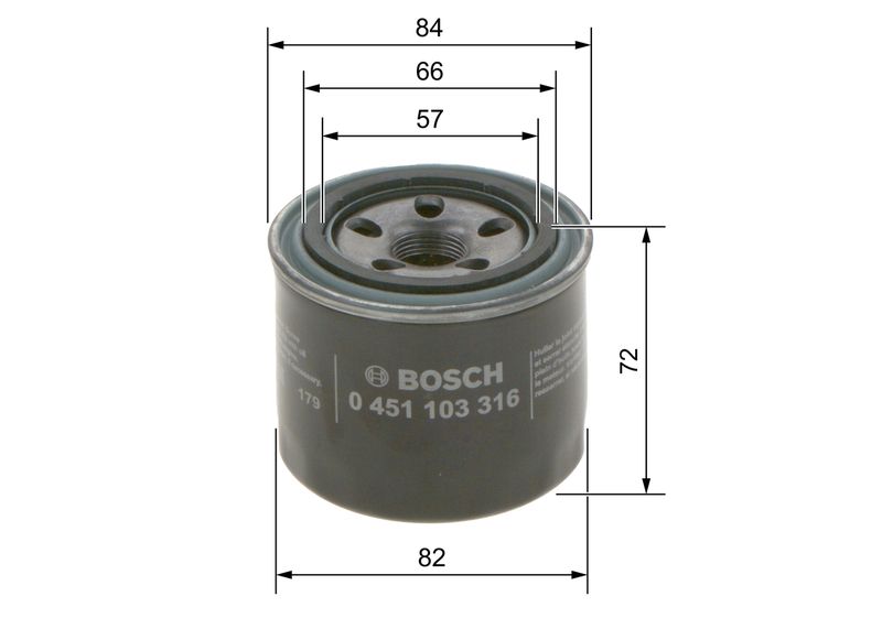 BOSCH Ölfilter (0 451 103 316) BOSCH Ölfilter (0 451 103 316)