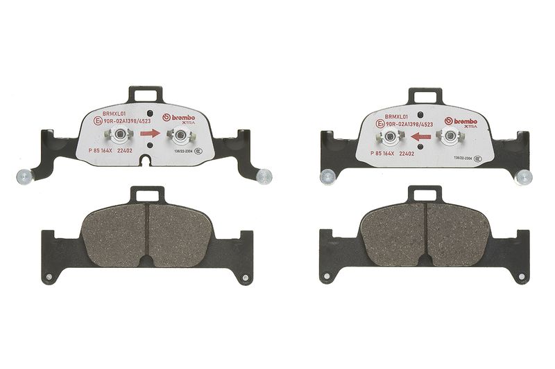 BREMBO Bremsbelagsatz, Scheibenbremse (P 85 164X)
