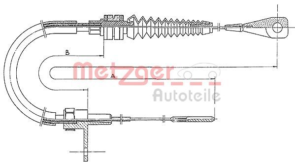 METZGER Gaszug (11.0651) 4250032518530 11.0651