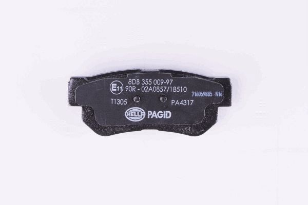 HELLA Bremsbelagsatz, Scheibenbremse (8DB 355 009-971) HELLA Bremsbelagsatz, Scheibenbremse (8DB 355 009-971)