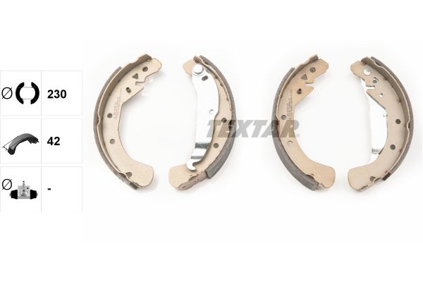TEXTAR Bremsbackensatz (91049000)