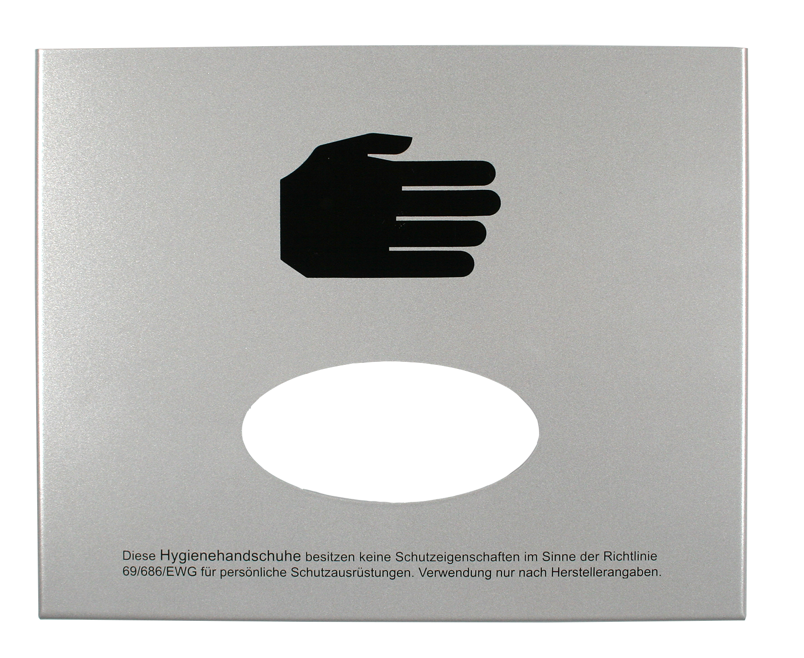 Handschuhspender Entnahme Front mittige Öffnung
