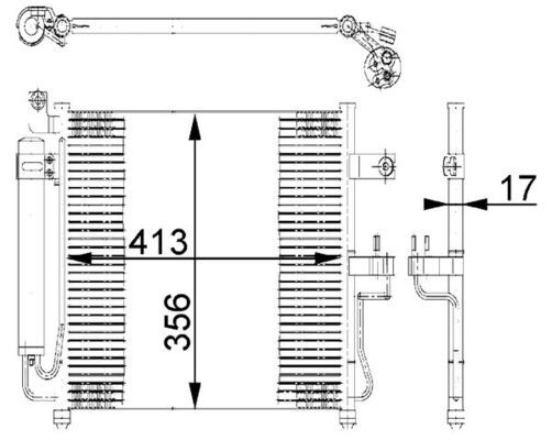 MAHLE Kondensator, Klimaanlage (AC 667 000P) 4057635025485 AC 667 000P