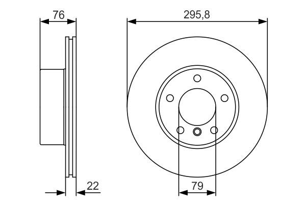 BOSCH Bremsscheibe (0 986 479 R72) BOSCH Bremsscheibe (0 986 479 R72)