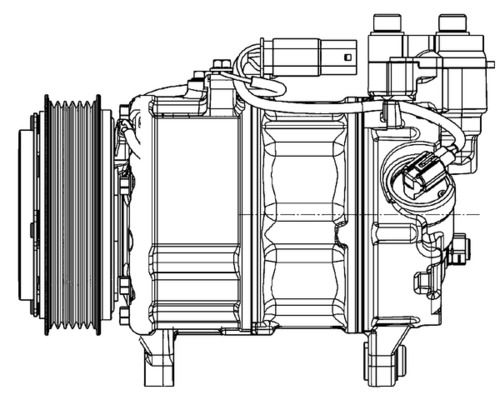 MAHLE Kompressor, Klimaanlage (ACP 596 000P) MAHLE Kompressor, Klimaanlage (ACP 596 000P)