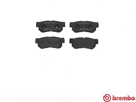 BREMBO Bremsbelagsatz, Scheibenbremse (P 30 014)