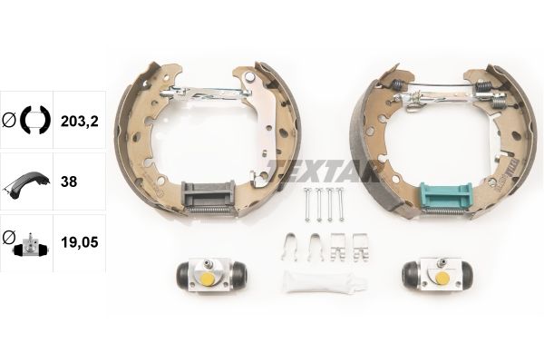 TEXTAR Bremsbackensatz (84057300)