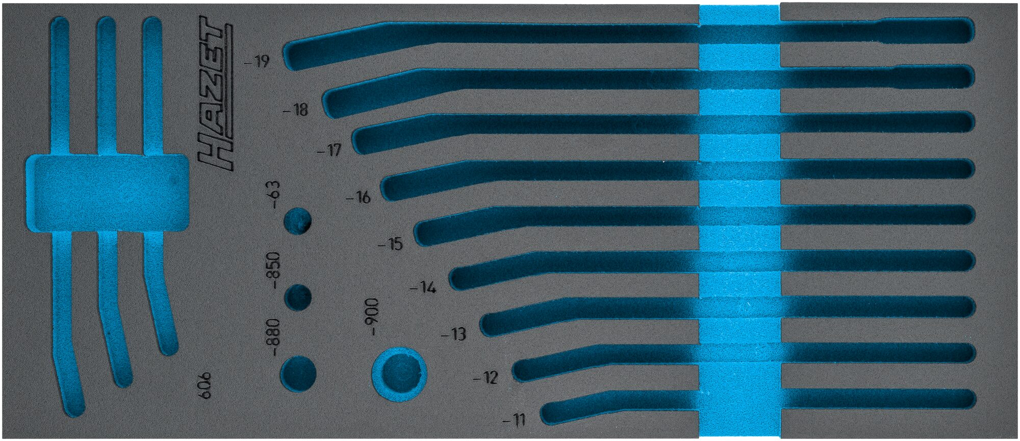 HAZET 2-Komponenten Weichschaum-Einlage 163-515L HAZET 2-Komponenten Weichschaum-Einlage 163-515L