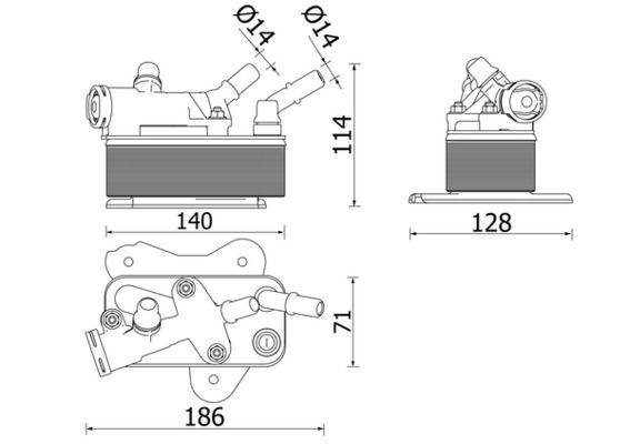 MAHLE Ölkühler, Automatikgetriebe (CLC 225 000P)