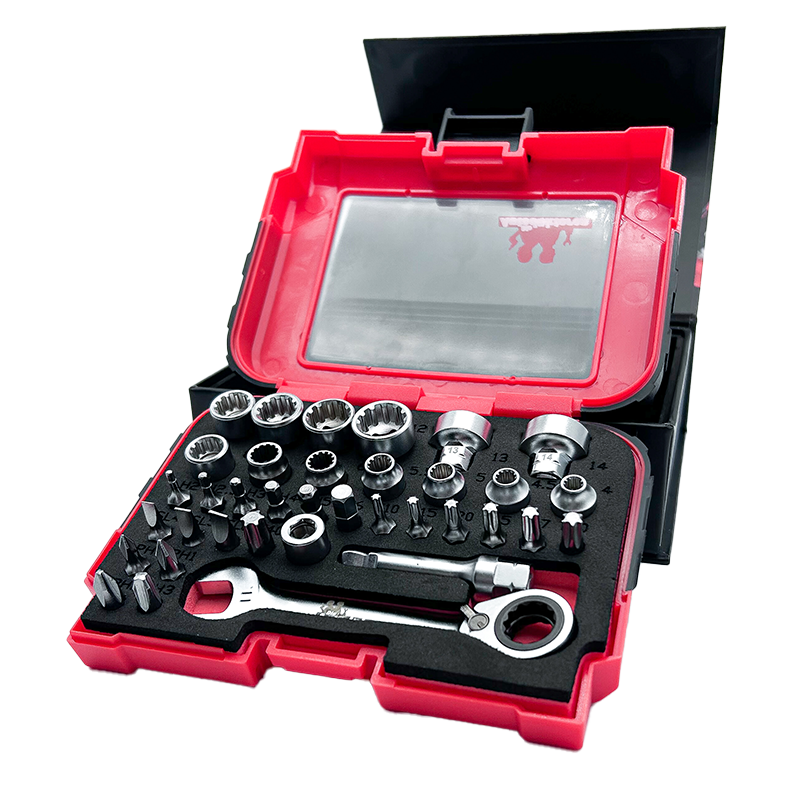 1/4” NUSS UND BIT-SATZ 36-TLG.