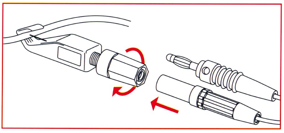 Abgreifklemmen-Set, 4 Stück 600V_CAT2