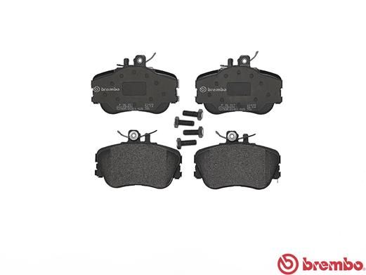 BREMBO Bremsbelagsatz, Scheibenbremse (P 06 017)
