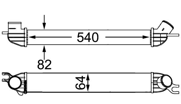 MAHLE Ladeluftkühler (CI 188 000S)
