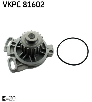SKF Wasserpumpe, Motorkühlung (VKPC 81602)