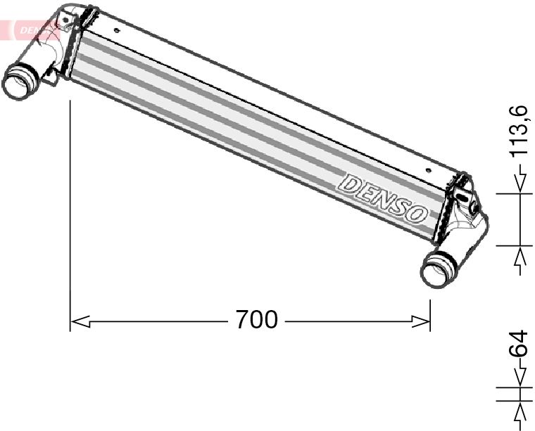 DENSO Ladeluftkühler (DIT06010) Thumbnail