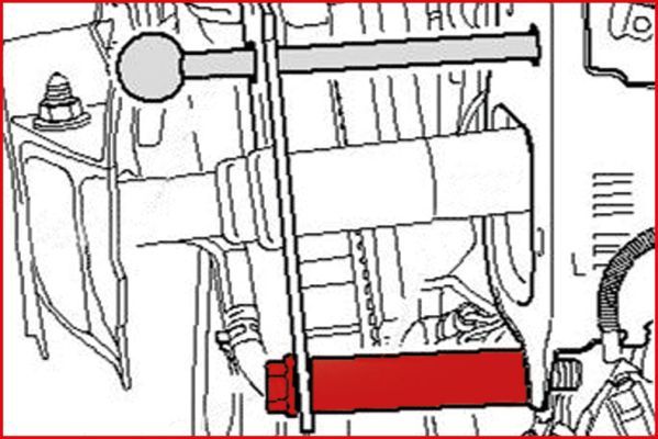 KS TOOLS Montagewerkzeug, Zahnriemen (150.3012)