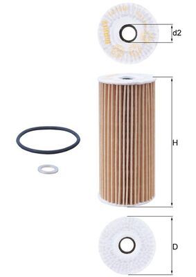 KNECHT Ölfilter (OX 1048D)