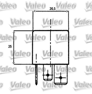 VALEO Relais, Arbeitsstrom (643827) VALEO Relais, Arbeitsstrom (643827)