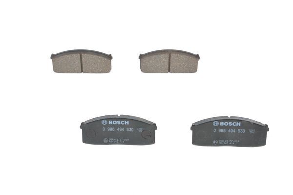 BOSCH Bremsbelagsatz, Scheibenbremse (0 986 494 530)