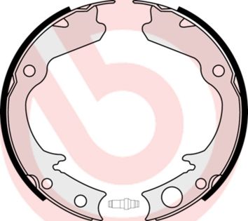 BREMBO Bremsbackensatz, Feststellbremse (S 78 508)