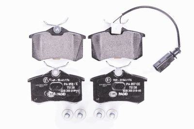 HELLA Bremsbelagsatz, Scheibenbremse (8DB 355 018-601)