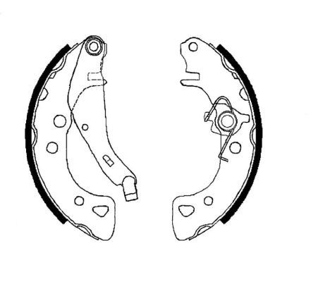 TEXTAR Bremsbackensatz (91038000)