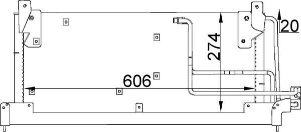 MAHLE Kondensator, Klimaanlage (AC 223 000S)