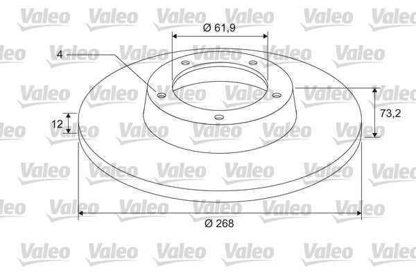 VALEO Bremsscheibe (675409)