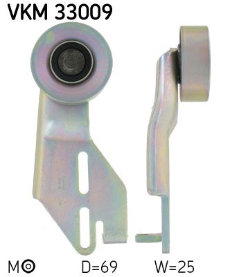 SKF Spannrolle, Keilrippenriemen (VKM 33009)