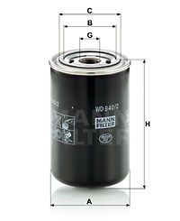 MANN-FILTER Ölfilter (WD 940/2)