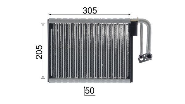 MAHLE Verdampfer, Klimaanlage (AE 88 000P) MAHLE Verdampfer, Klimaanlage (AE 88 000P)