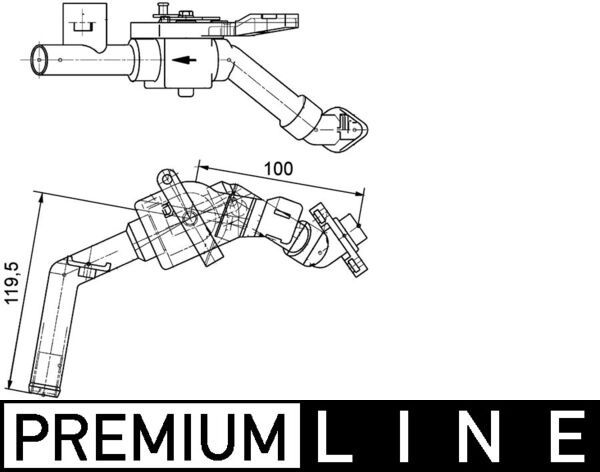 MAHLE Kühlmittelregelventil (CV 8 000P)