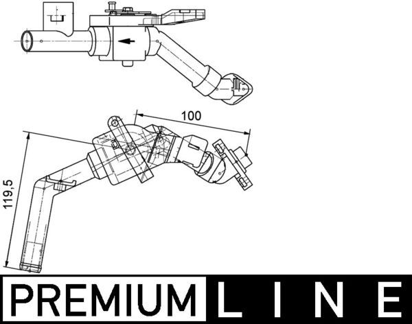 MAHLE Kühlmittelregelventil (CV 8 000P)