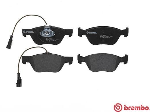 BREMBO Bremsbelagsatz, Scheibenbremse (P 23 077)