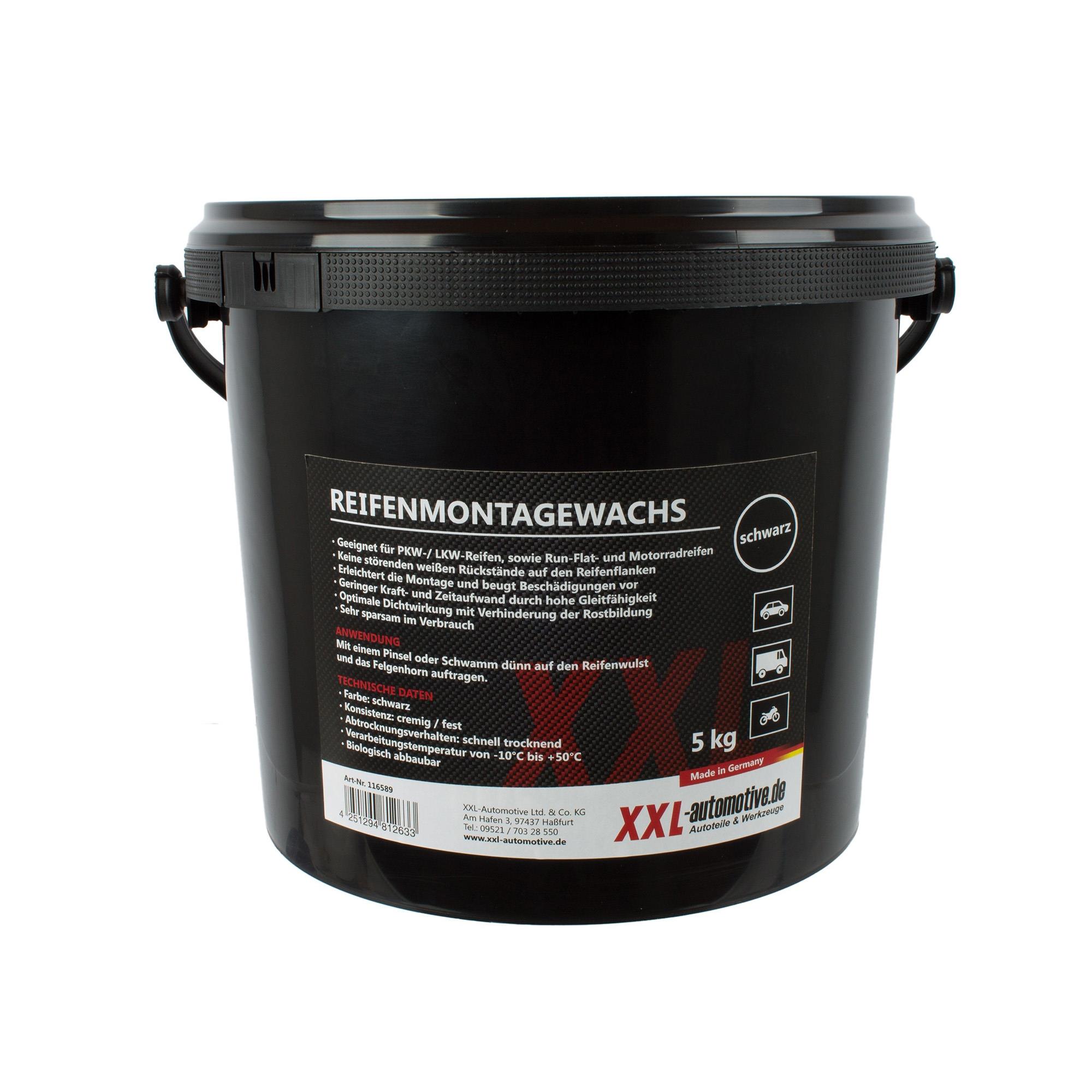 Reifenmontagepaste 5kg schwarz