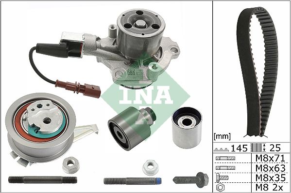INA Wasserpumpe + Zahnriemensatz (530 0650 30)