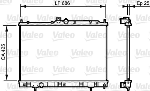 VALEO Kühler, Motorkühlung (735203)