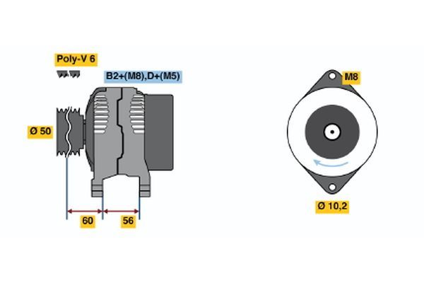 BOSCH Generator (0 124 515 086) BOSCH Generator (0 124 515 086)