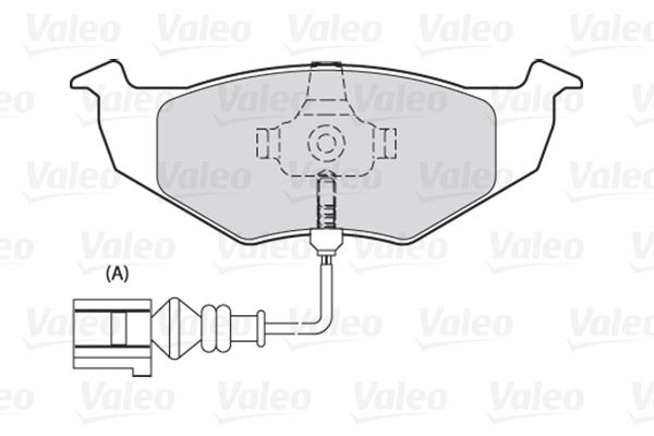 VALEO Bremsbelagsatz, Scheibenbremse (301488)