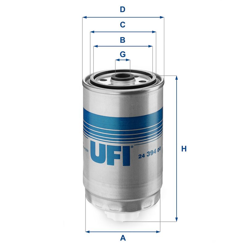 UFI Kraftstofffilter (24.394.00)