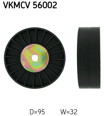 SKF Umlenk-/Führungsrolle, Keilrippenriemen (VKMCV 56002)