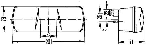 HELLA Heckleuchte (2SE 001 680-291)