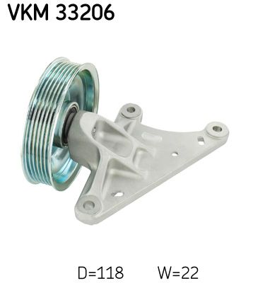 SKF Umlenk-/Führungsrolle, Keilrippenriemen (VKM 33206)