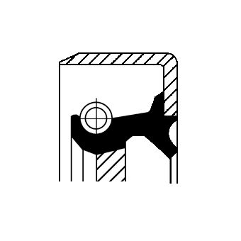 CORTECO Wellendichtring, Differential (12011293B) Thumbnail