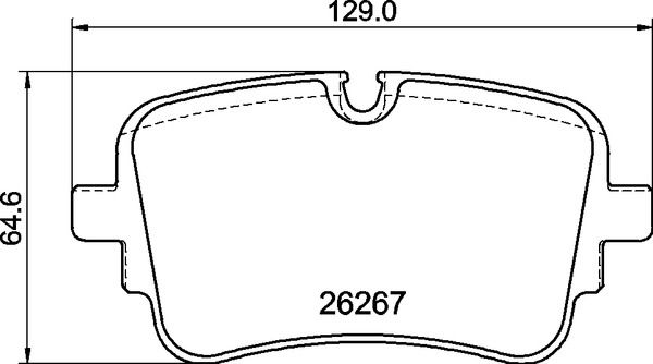 BREMBO Bremsbelagsatz, Scheibenbremse (P 85 190)